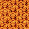 Bow tie knitted orange
