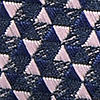 Bow tie Triangle Trip red