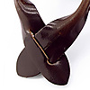 suspenders accessory set grain leather cognac