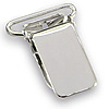 set of suspender clips 20mm antique silver