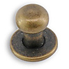 set of suspender buttons & screws silver S