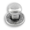 set of suspender buttons & screws antique silver L