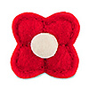 Lapel pin felt flower short