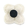 Lapel pin felt flower short
