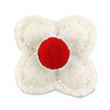 Lapel pin felt flower short
