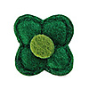 Lapel pin felt flower short