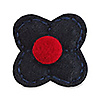 Lapel pin felt flower short