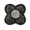 Lapel pin felt flower short