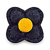 Lapel pin felt flower short
