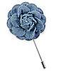 Lapel pin denim flower