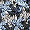 cravat Love Birds red