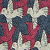 cravat Love Birds red