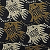 cravat Fish Birds blue