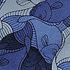 necktie Fish blue