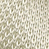 knitted pocket square ivory white