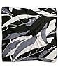 Scarf pattern navy rust