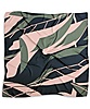 Scarf pattern navy rust