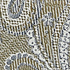 pocket square Paisley Partito verde-marrone