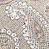 pocket square Paisley Partito verde-marrone