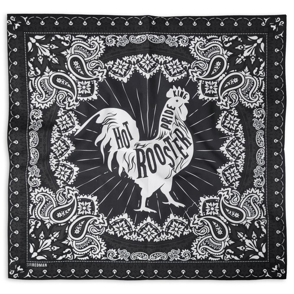 Bandana Rooster Black - 2