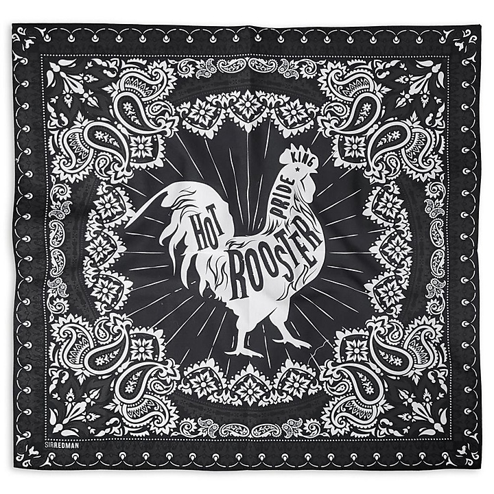 Bandana Rooster Black