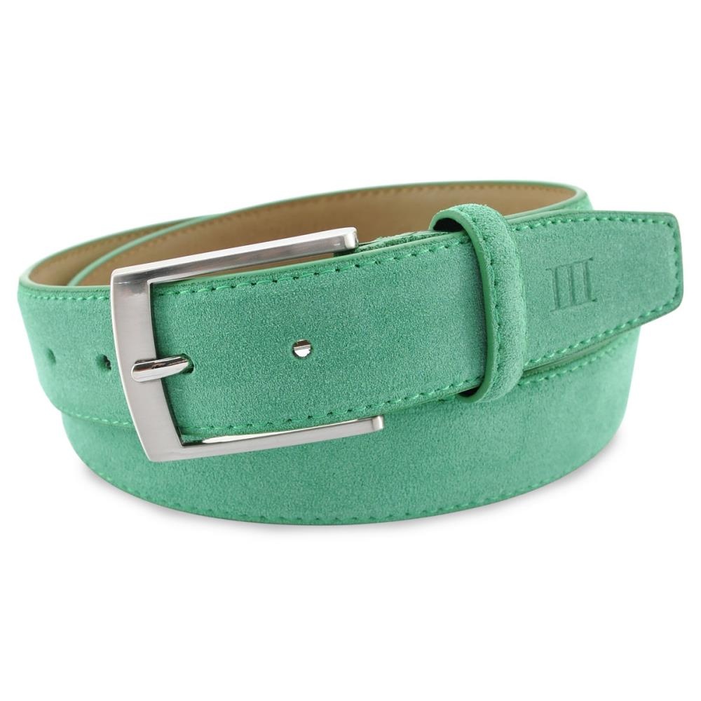 belt mint green suede S - 1