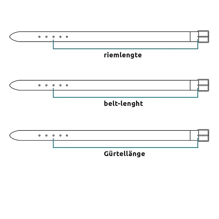 belt sky blue suede M