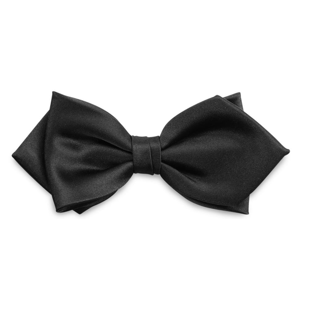 black diamond tip bow tie - 1