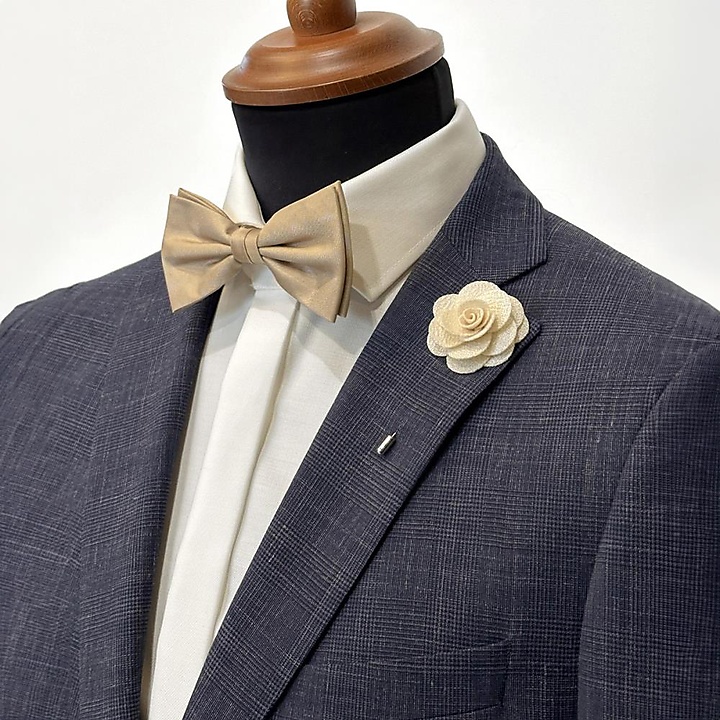Bow tie beige