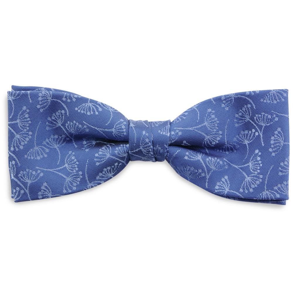 bow tie Botanical Flow denim blue - 1