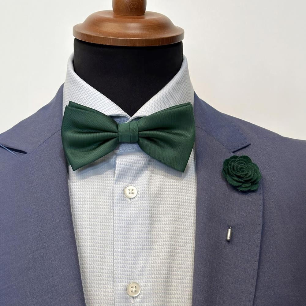 Bow tie bottle green - 2