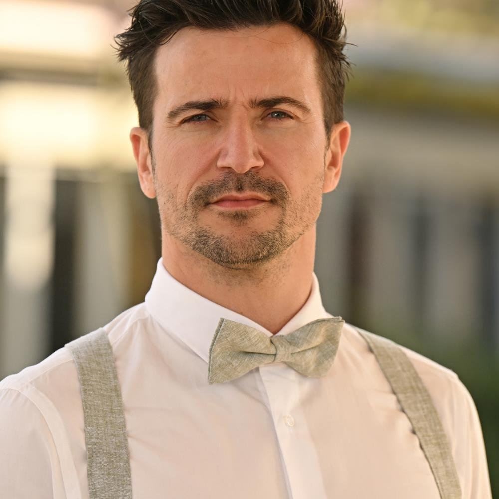 bow tie Charming Chambré Olive - 2