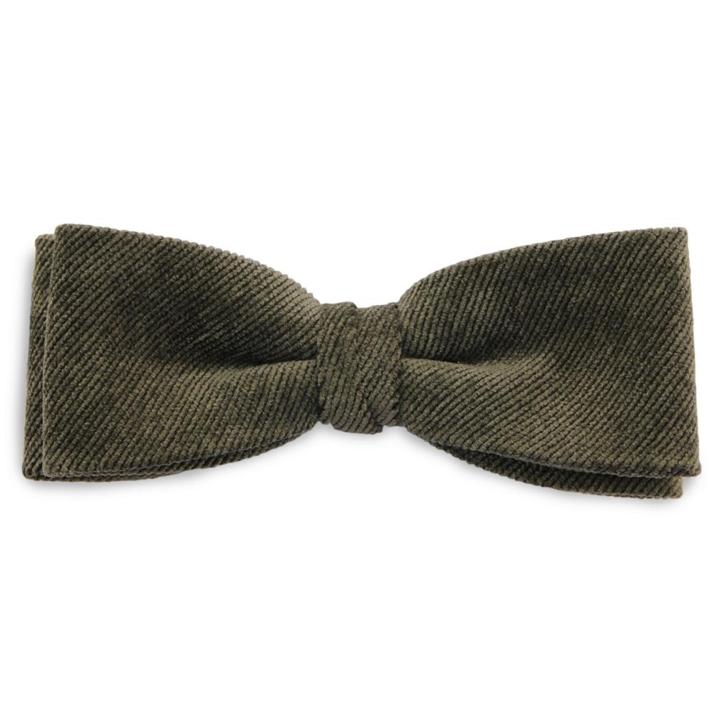 bow tie Corduroy army green - 1
