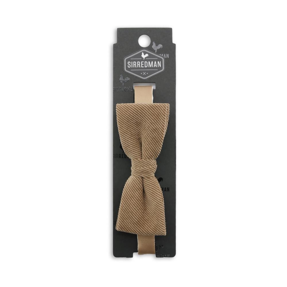 bow tie Corduroy dark beige - 3