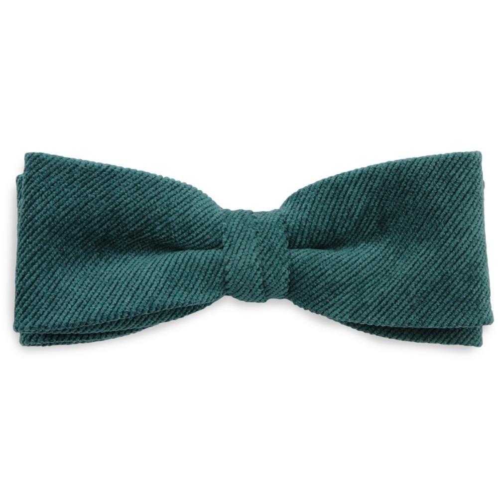 bow tie Corduroy emerald green - 1