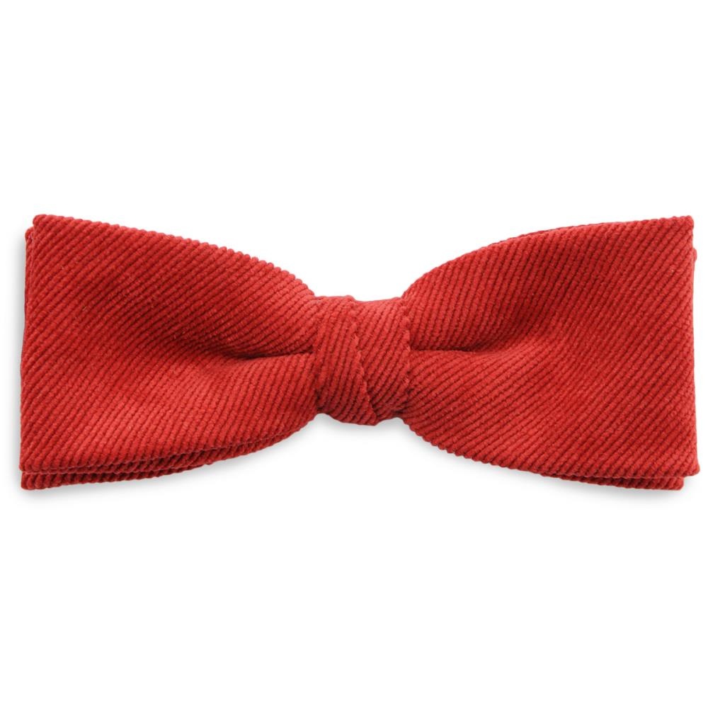 Bow tie Corduroy red - 1