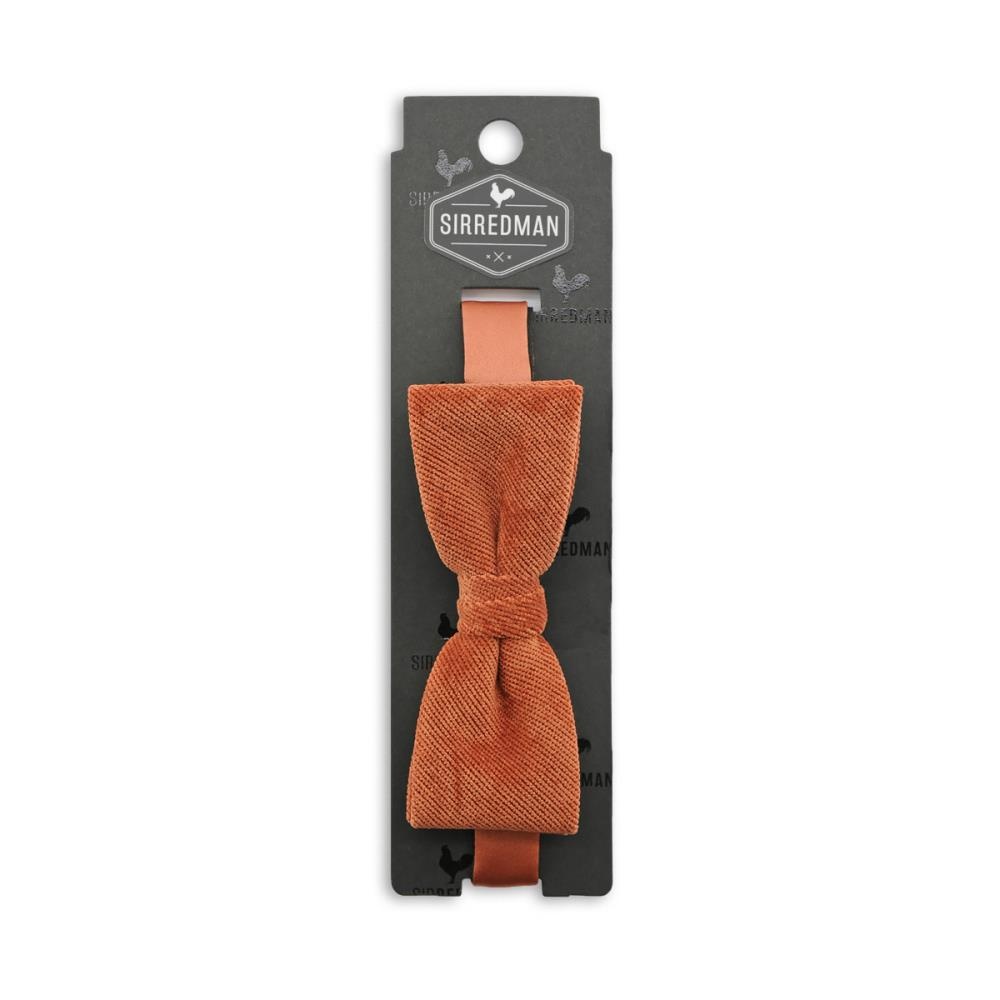 bow tie Corduroy terracotta - 3