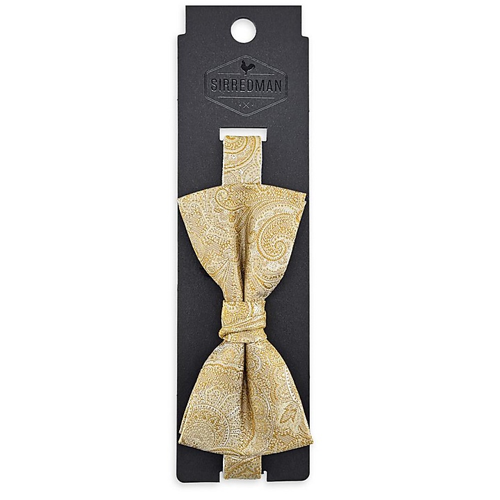 bow tie Eternal Paisley Yellow