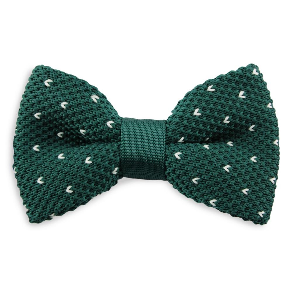 bow tie knitted Flying V green - 1