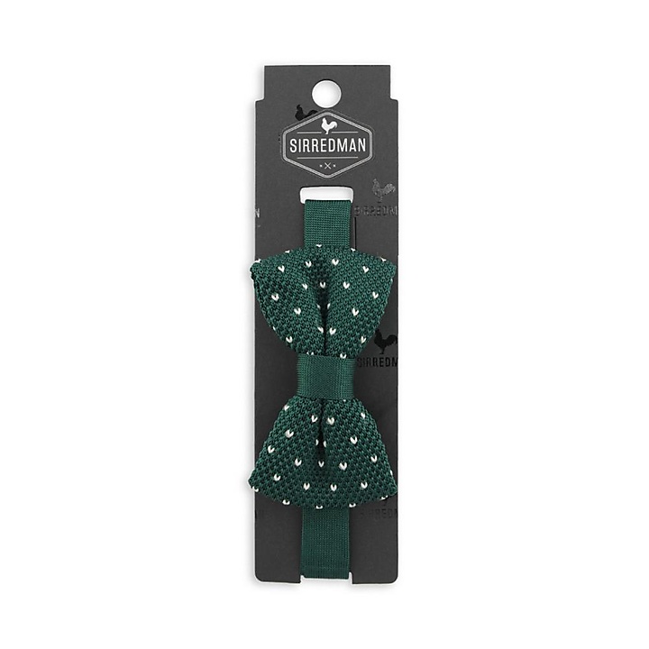 bow tie knitted Flying V green