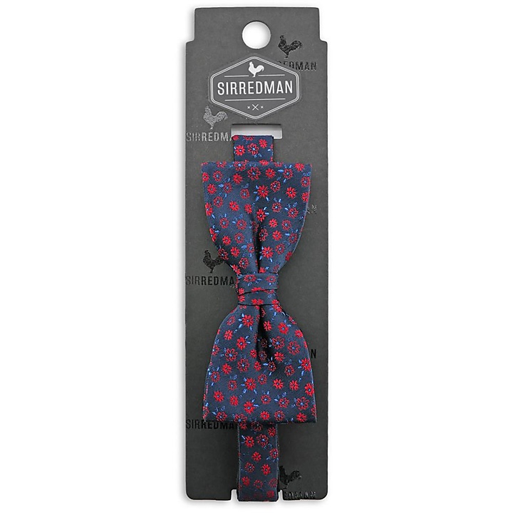 bow tie Little Flowers blue