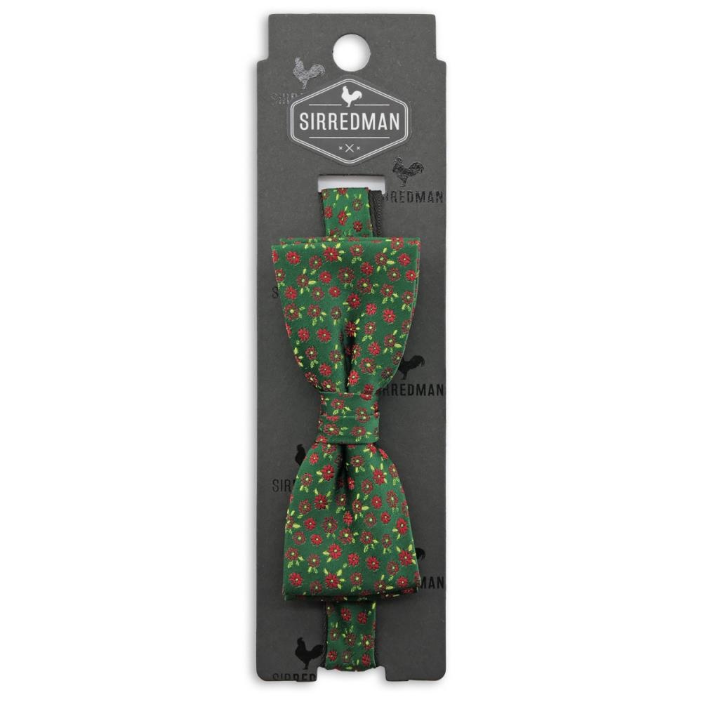 bow tie Little Flowers green - 2