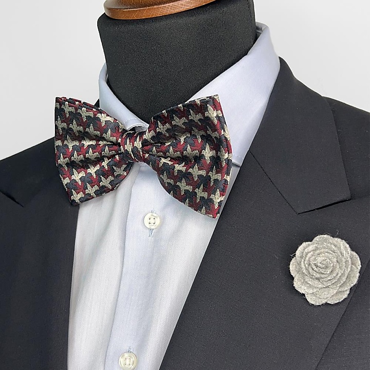 bow tie Love Birds red