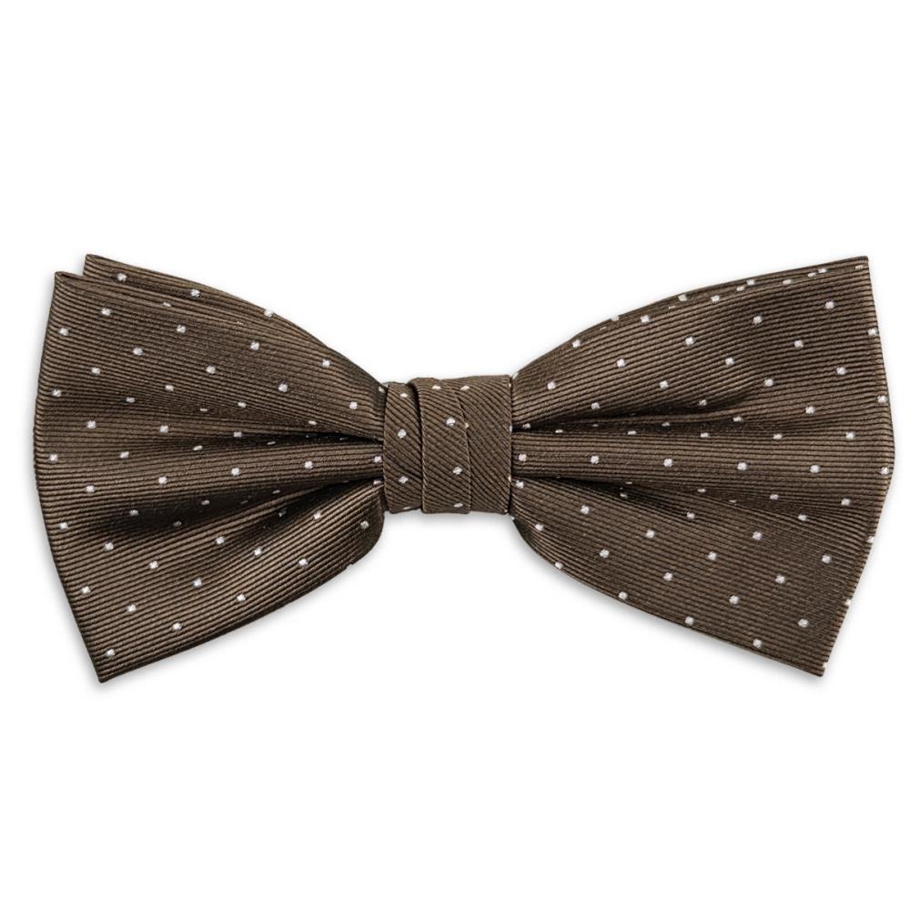 bow tie Mayfair Dots Brown - 1