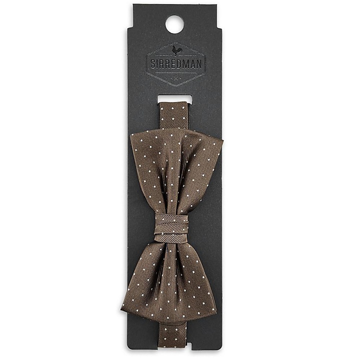 bow tie Mayfair Dots Brown