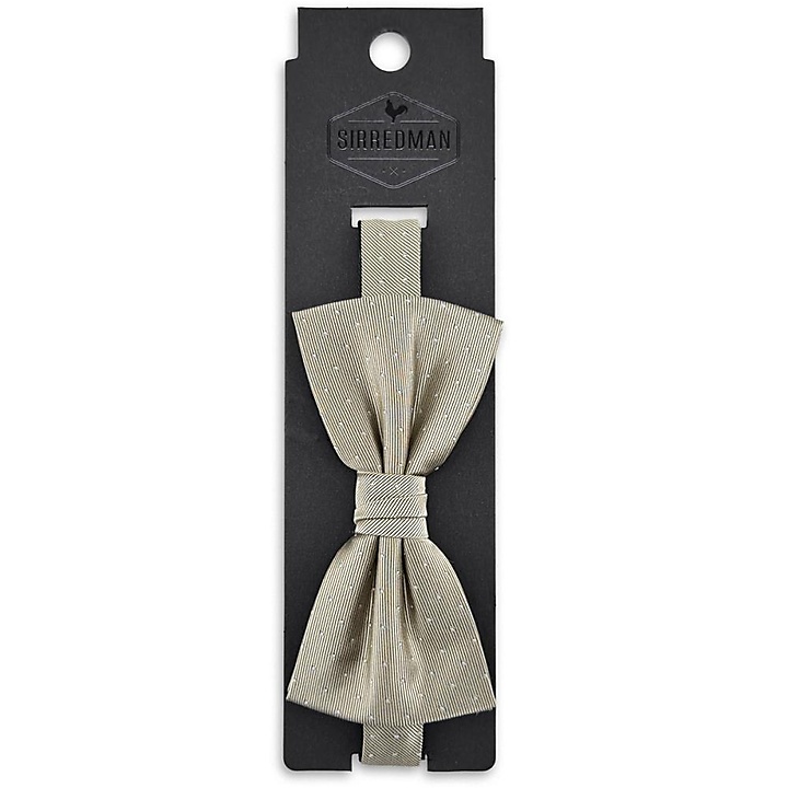 bow tie Mayfair Dots Champagne