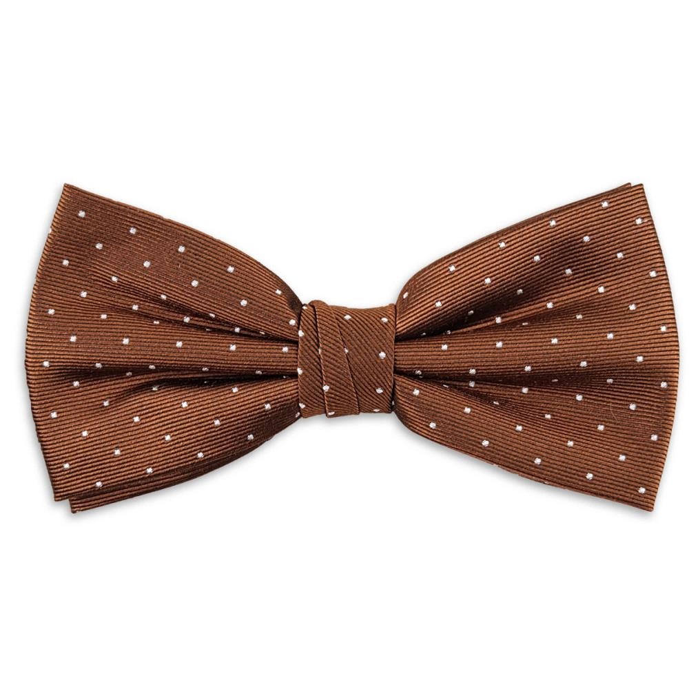 bow tie Mayfair Dots Rust - 1