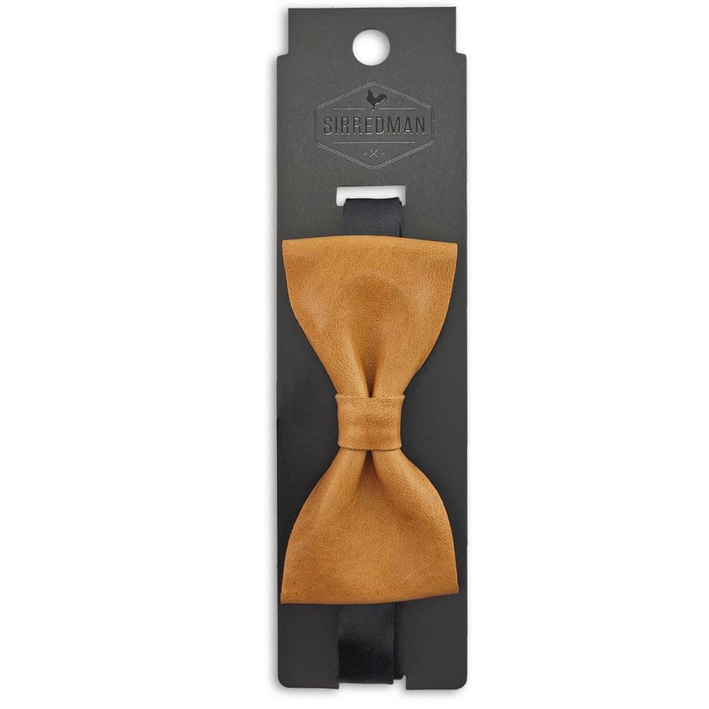 bow tie naturel grain leather - 2