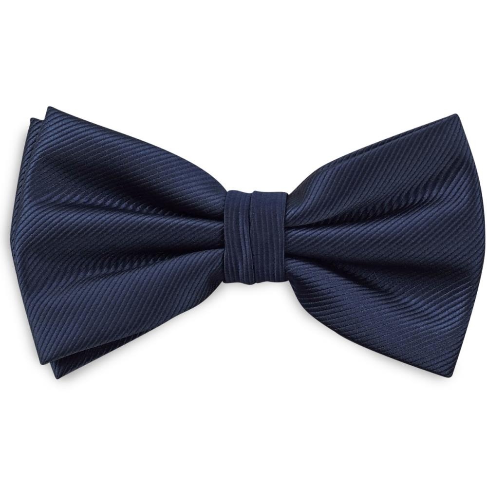 Bow tie navy blue repp - 1
