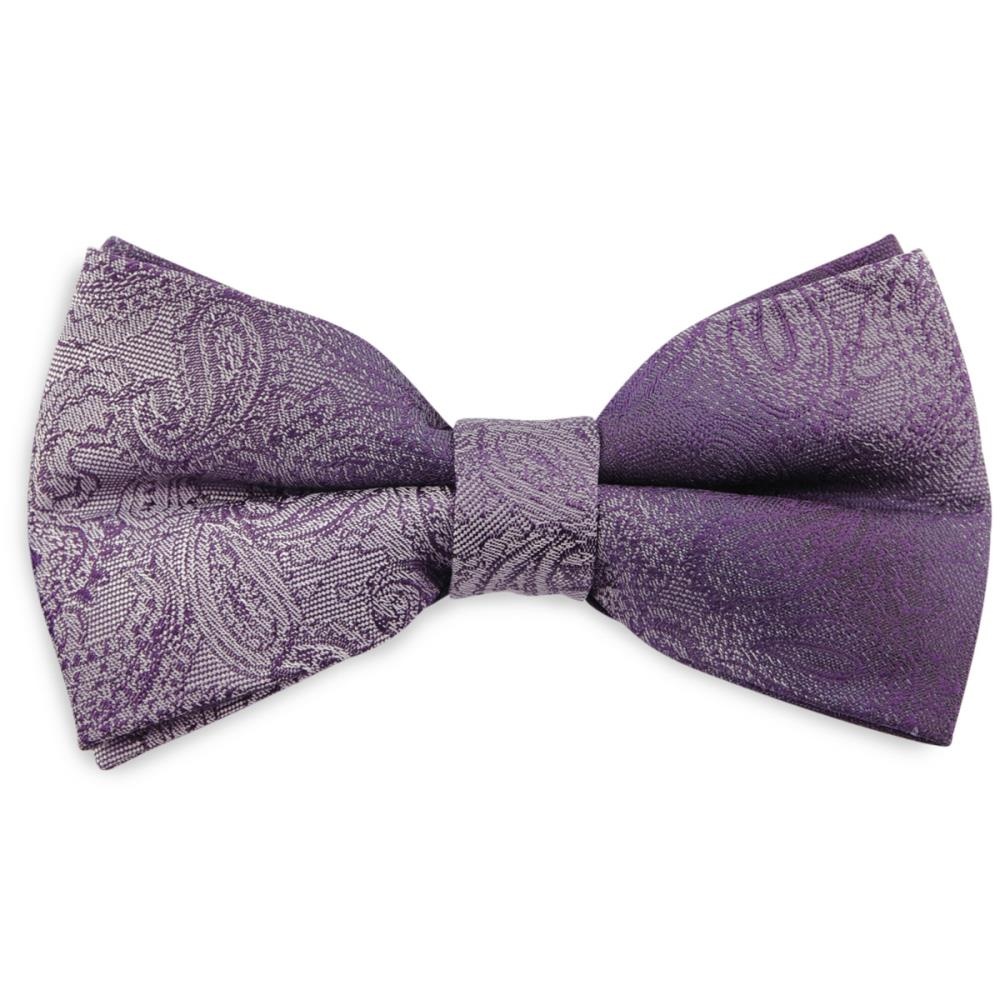 Bow tie Paisley Duo purple - 1